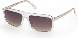 Guess GU00311 26B Mens Sunglasses Clear Size 57