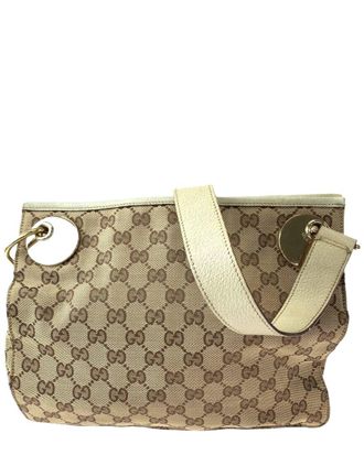 Gucci Brown Gg Canvas Shoulder Bag (Authentic Pre-Loved)