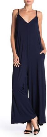 West K V-Neck Strappy Jumpsuit in Navy at Nordstrom Rack, Size X-Large