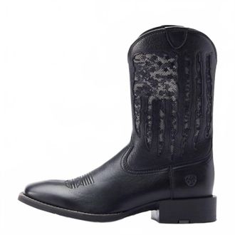Ariat Mens Sport My Country Ventek Western Boot In Black