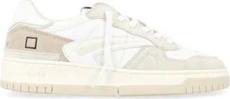 D.A.T.E. Toorneo Sneakers - Heren - Sneakers - Wit - 44 EU - Leer - Schoenen