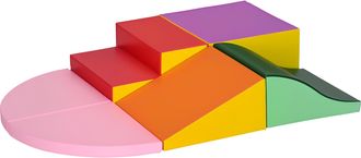 OEM Juego De 6 Bloques De Espuma Para Ni&ntilde;os De 12-36 Meses Juguete Educativo De Construcci&oacute;n 150x100x24 Cm Multicolor