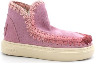 Mou Stivaletto Sneaker - unisex - Enkellaarsjes - Roze - 41 EU - Leer - Schoenen
