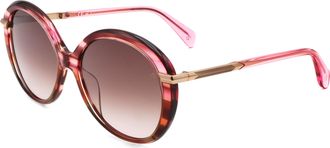Rag & Bone Rag & Bone Womens 56 mm Pink Sunglasses