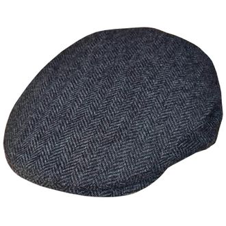 Generic Flat Cap Peaked Outdoors Caps Tweed Baker Boy - Blue, Grey (UK, Alpha, XL, Grey)
