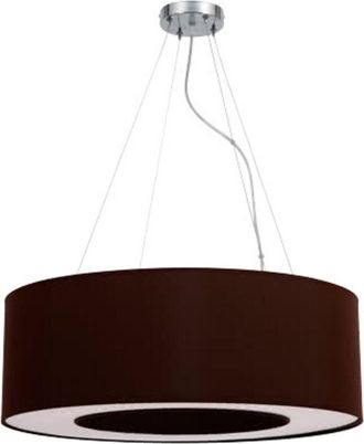 Fabrilamp Colgante Grande Haiti 4xe27 Cromo/marron Regx80x80 Cm