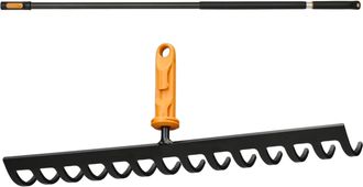 OEM Cabezal De Rastrillo Met&aacute;lico Fiskars Oneclick De 14 Dientes + Mango 119-174cm