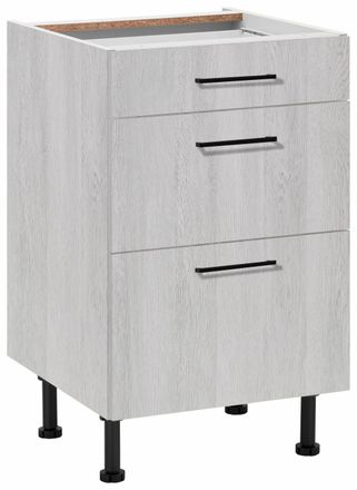 Wiho Küchen Unterschrank »Nisos« 50 cm breit, Soft-Close in Schubladen, verstellbare Füsse, ohne Platte