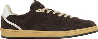 Philippe Model Brown PGAL Low Suede Low-Top Sneakers