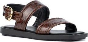 Aquatalia Joni Slingback Sandal in Brown at Nordstrom Rack, Size 10.5