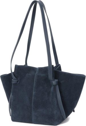 Tiffany & Fred Woven Suede & Leather Shoulder Bag