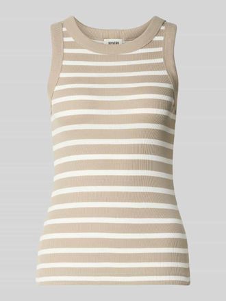 Drykorn Drykorn Tanktop mit Rippenstruktur Modell OLINA in Sand, Gr&ouml;&szlig;e XL