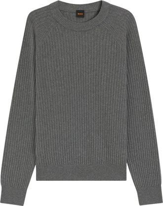 HUGO BOSS Heren, Truien, Grijs, Maat: XL