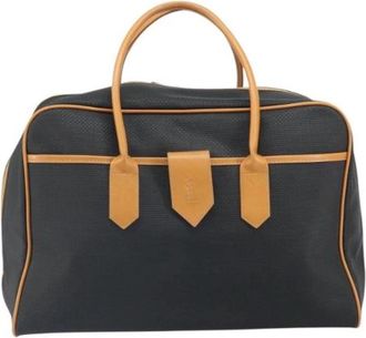 Saint Laurent Pre-owned Vintage Boston - Dames - Vintage Handtas - Zwart - ONE Size - Leer - Vintage