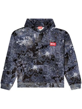 Diesel S-BOXT-HOOD-R8 hoodie - Blue