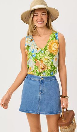 Lilly Pulitzer Colette Stretch Denim Mini Skirt