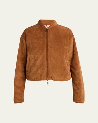 Moncler Blageon Reversible Down Corduroy Jacket