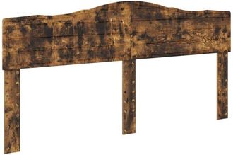 vidaXL Cabecero Roble Ahumado 180 Cm Madera Contrachapada Vidaxl