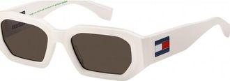 Tommy Jeans Womens TJ 0099 S 53 VK6 Sunglasses - White - One Size