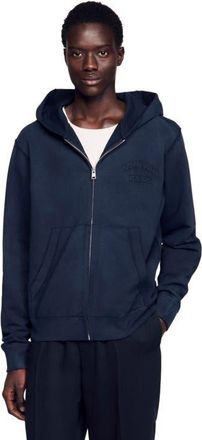 Sandro Patch sweatshirt in Navy Blue at Nordstrom, Size X-Large