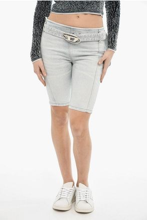 Diesel Solid-Color Shorts DE-GINNY-S With Belt size 26