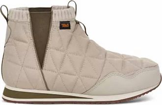 Teva WomenS Re Ember Mid Quilted Slip-On Ankle Booties In Feather Grey