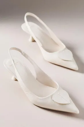 Kate Spade New York Lover Kitten-Heel Slingbacks