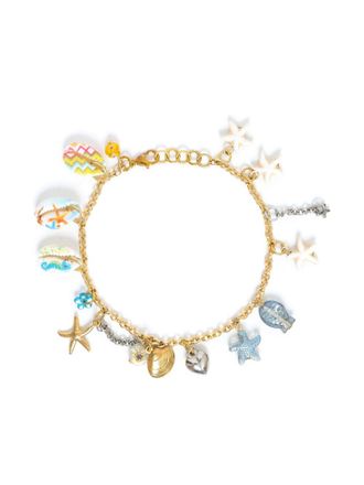 Amir Slama x Jade Jade ankle bracelet - Gold
