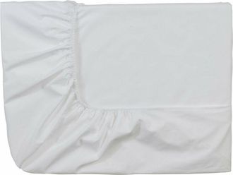 Essix Essix - Royal Line - Lenzuolo con angoli elasticizzati, in percalle di cotone, bianco, 180 x 220 cm