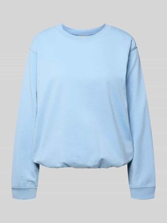 Freequent Sweatshirt mit Rundhalsausschnitt Modell Saida in Hellblau, Gr&ouml;&szlig;e XL