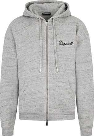 Dsquared2 Zip-throughs - Heren - Vesten met rits - Grijs - M - Hoodies & sweatvesten