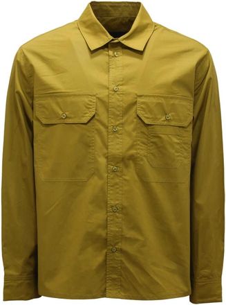 Neil Barrett Overhemden, Heren, Groen, M, Katoen, Oversized Fit Acid Green Overshirt