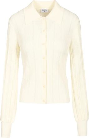 Filippa K Truien & Vesten, Dames, Wit, M, Polyester, Braid Knit Cardigan