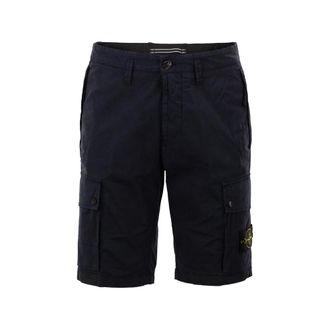 Stone Island L100019 Stretch Organic Cotton Twill Shorts
