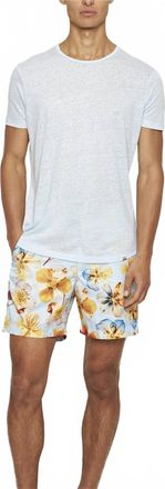 Orlebar Brown Ob-T Linen T-Shirt In Pool
