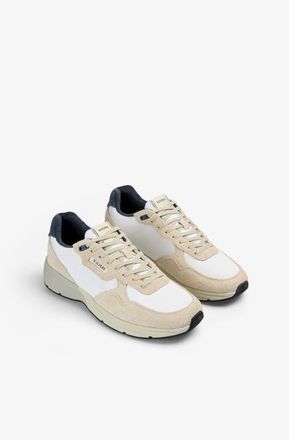 Scalpers Contrasting Suede Sneaker in White at Nordstrom, Size 39