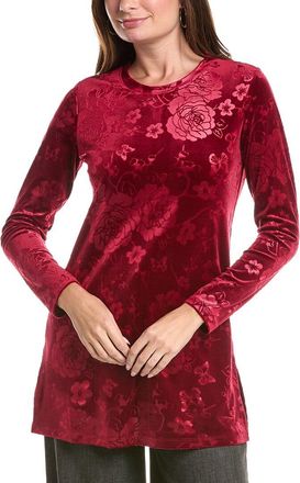 Johnny Was Embossed Stretch Velvet Tunic