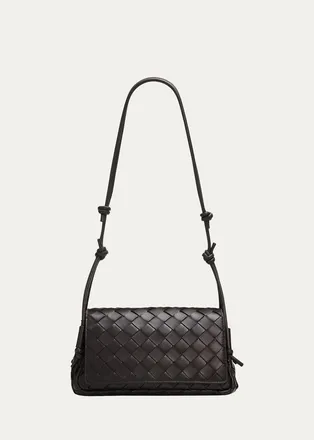 Bottega Veneta Notturno Nappa Leather Shoulder Bag