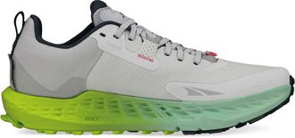 Altra Womens Timp 5 Trail Running Shoes In Gray/lime