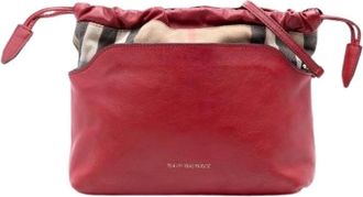 Burberry Pre-owned Bucket Bags, female, Red, Size: ONE SIZE Pre-owned Bucket Bag