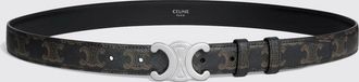 Celine Cintura in pelle con logo