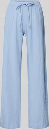 Neo Noir Neo Noir Stoffhose mit Leinen-Anteil und Eingrifftaschen in Hellblau, Gr&ouml;&szlig;e 34