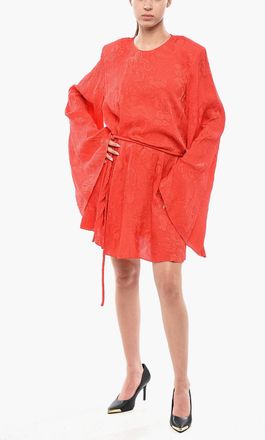 Stella McCartney Tunic DELIA Tone-On-Tone Floral Print With Belt Stella McCartney