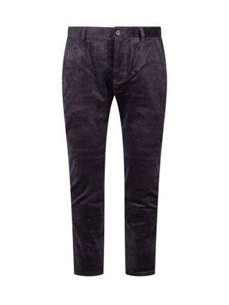 Department Five Black Slim Chino Trousers