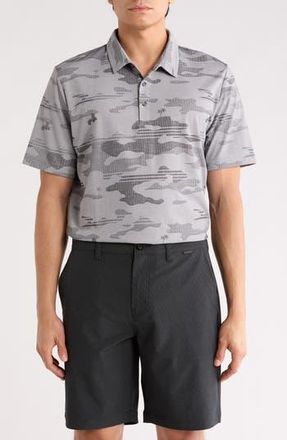 Travis Mathew Skywind Golf Polo in Heather Medium Grey at Nordstrom Rack, Size X-Large
