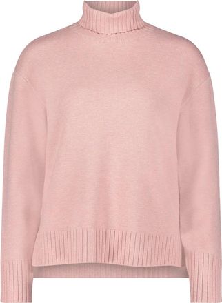 Betty Barclay Truien & Vesten, Dames, Roze, 3Xl, Leer, Relaxed Fit Melange Gebreide Trui