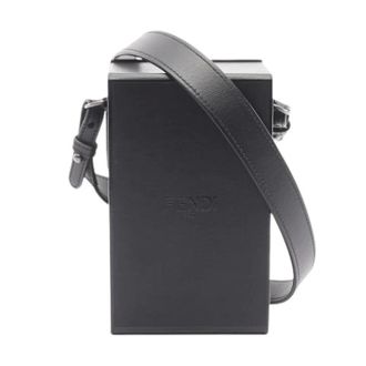 Fendi Pre-owned Mini Bags, female, Black, Size: ONE SIZE Pre-owned Leather Mini Bag