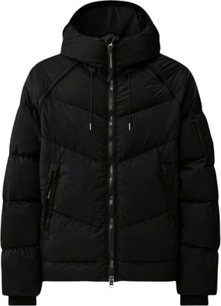 C.P. Company Down Shield Lens Hooded Puffer - Heren - Gewatteerde jassen - Zwart - M - Polyester - Jassen