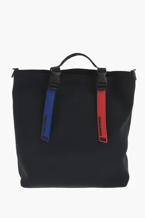 Dsquared2 Borsa a Mano in Neoprene a Tinta Unita con Dettagli a Contrasto Dsquared2