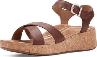 Aetrex Flora Adjustable Platform Sandals Womens Dress Sandals Brown : EU 41 (US Womens 10-10.5) M (B), Leather